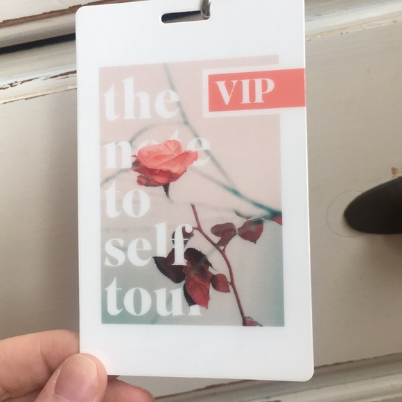 Connor Franta Note to Self Tour VIP laminate - Picture 2 of 3